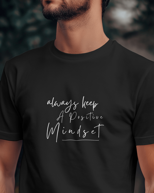 Mindset Black Regular T-Shirt